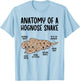 Anatomy Of A Hognose Snake Owner Hognose Snake Lover T-Shirt - T-Shirt | Light Blue
