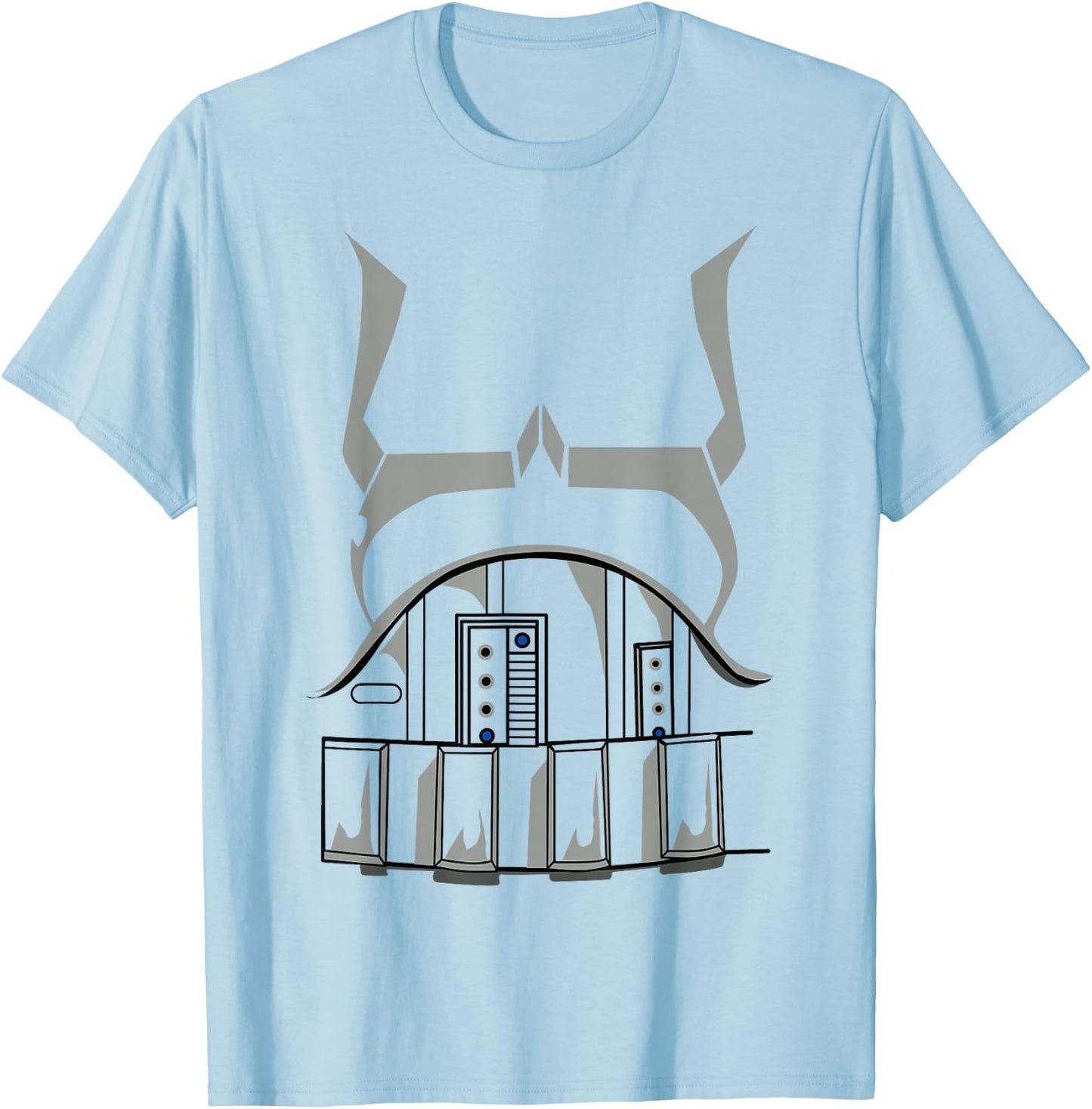 Star Wars Stormtrooper Costume Halloween T-Shirt - T-Shirt | Light Blue