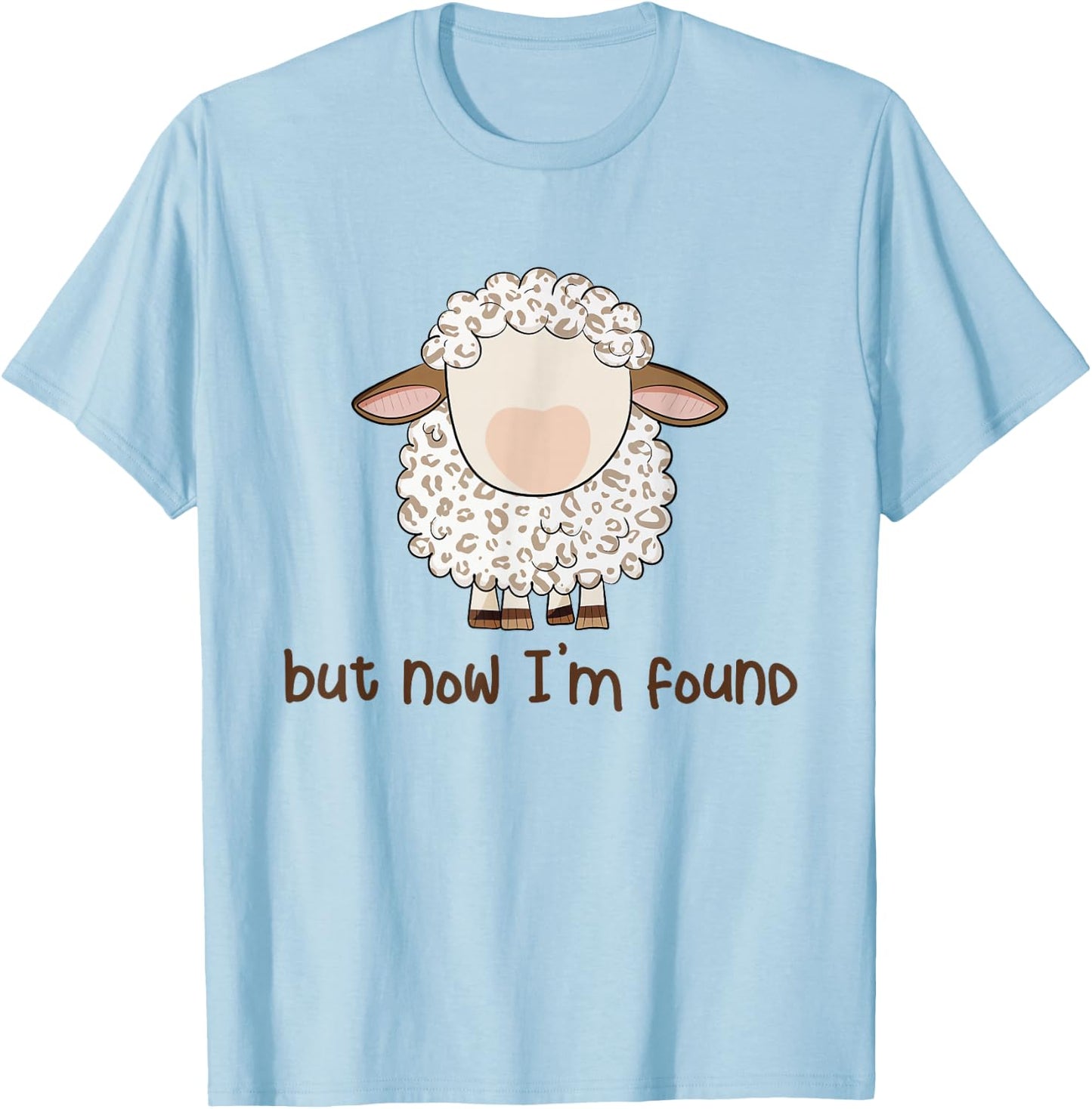 Sheep But Now I'm Found T-Shirt - T-Shirt | Light Blue