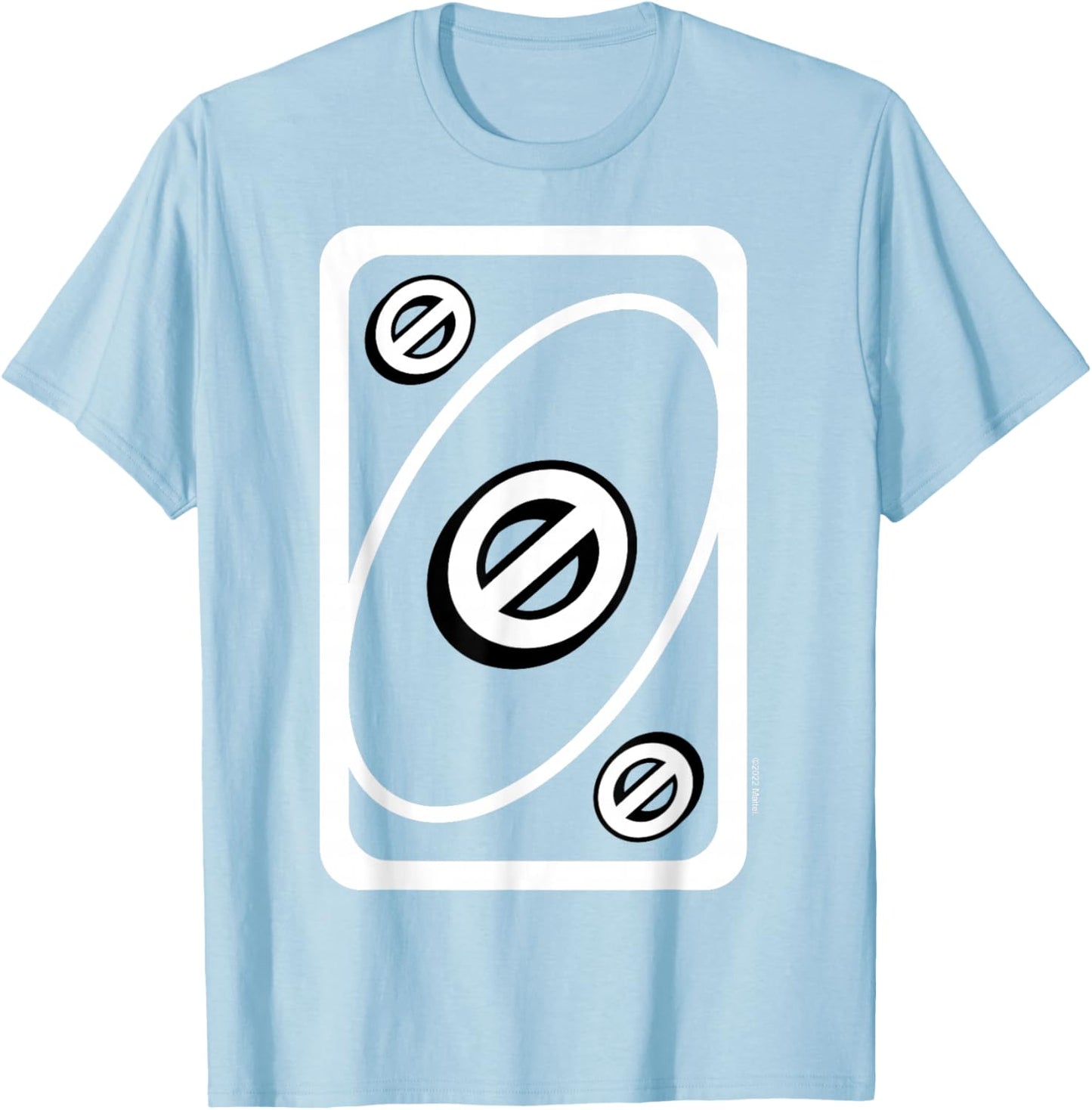 UNO - Yellow Skip Card , yellow T-Shirt - T-Shirt | Light Blue