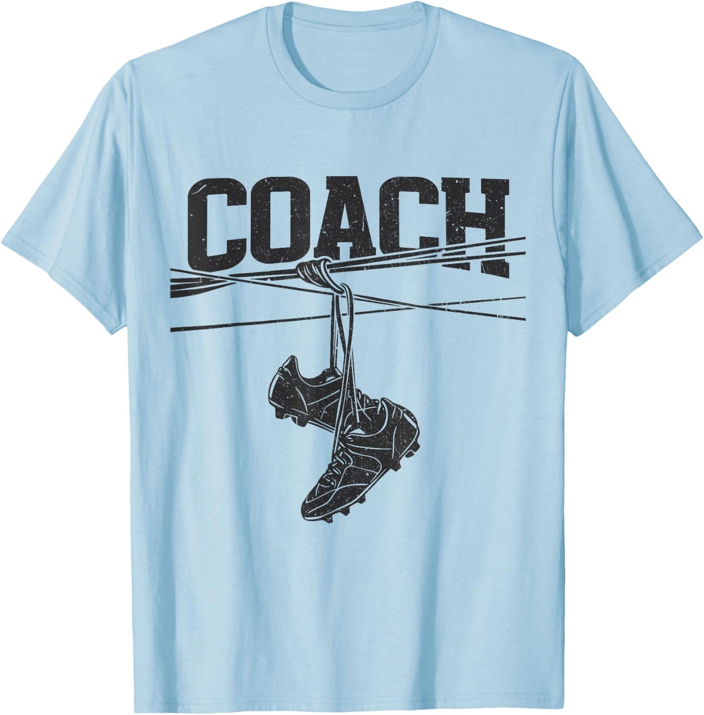 Super Football Coach, Football Coach Jersey Coach Football T-Shirt - T-Shirt | Light Blue