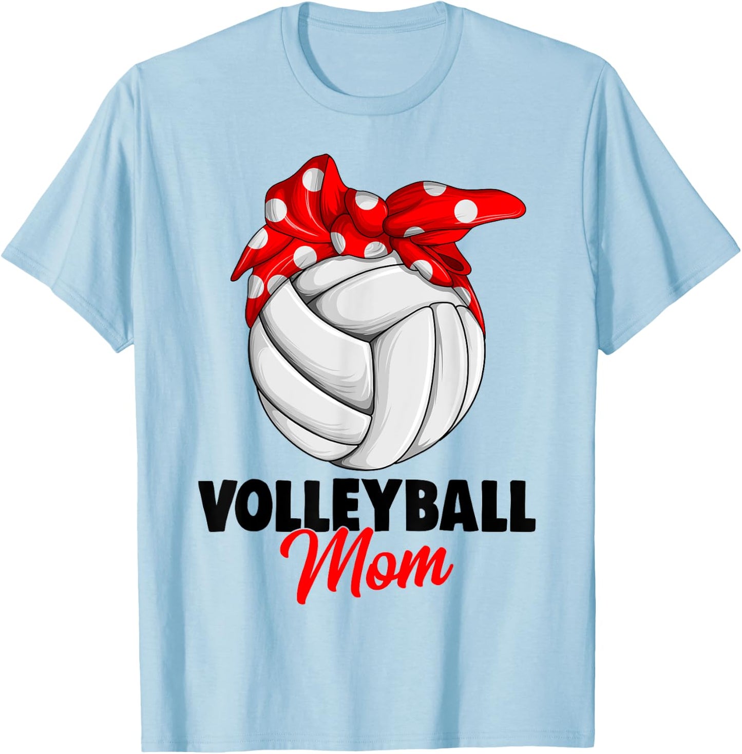 Volleyball Mom Women T-Shirt - T-Shirt | Light Blue