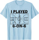 I Played 6 On 6 Basketball Funny T-Shirt - T-Shirt | Light Blue