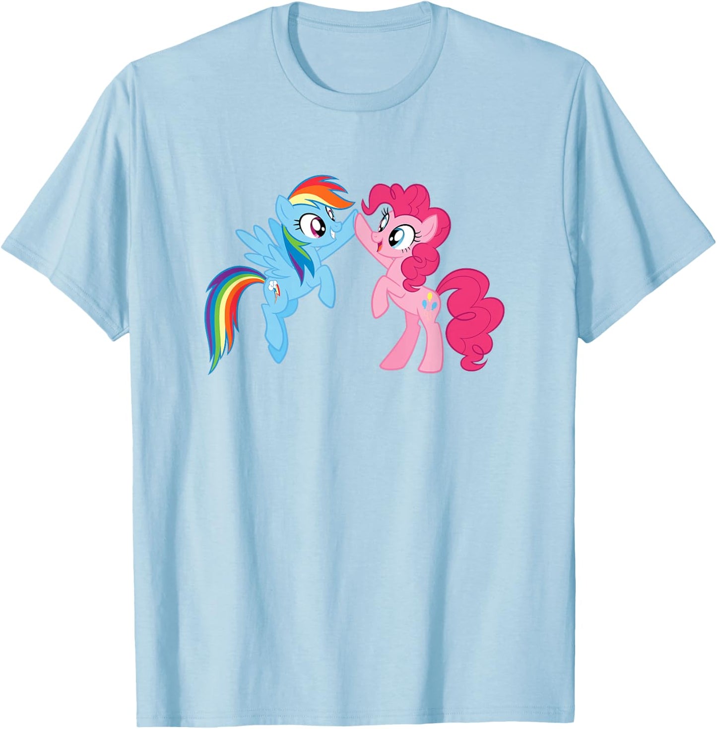 My Little Pony Pinkie Pie and Rainbow Dash High Five T-Shirt - T-Shirt | Light Blue