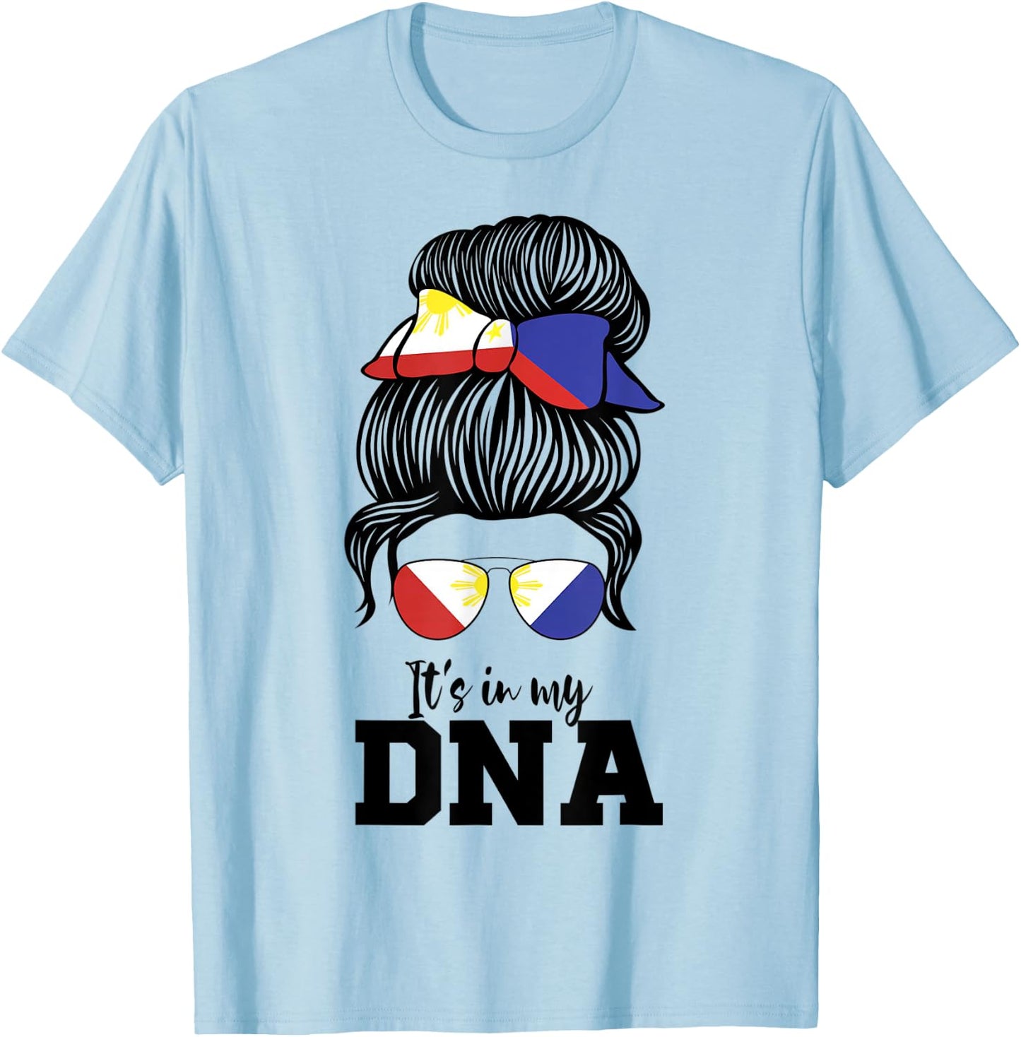 Es ist in meiner DNA Philippinen T-Shirt - T-Shirt | Light Blue