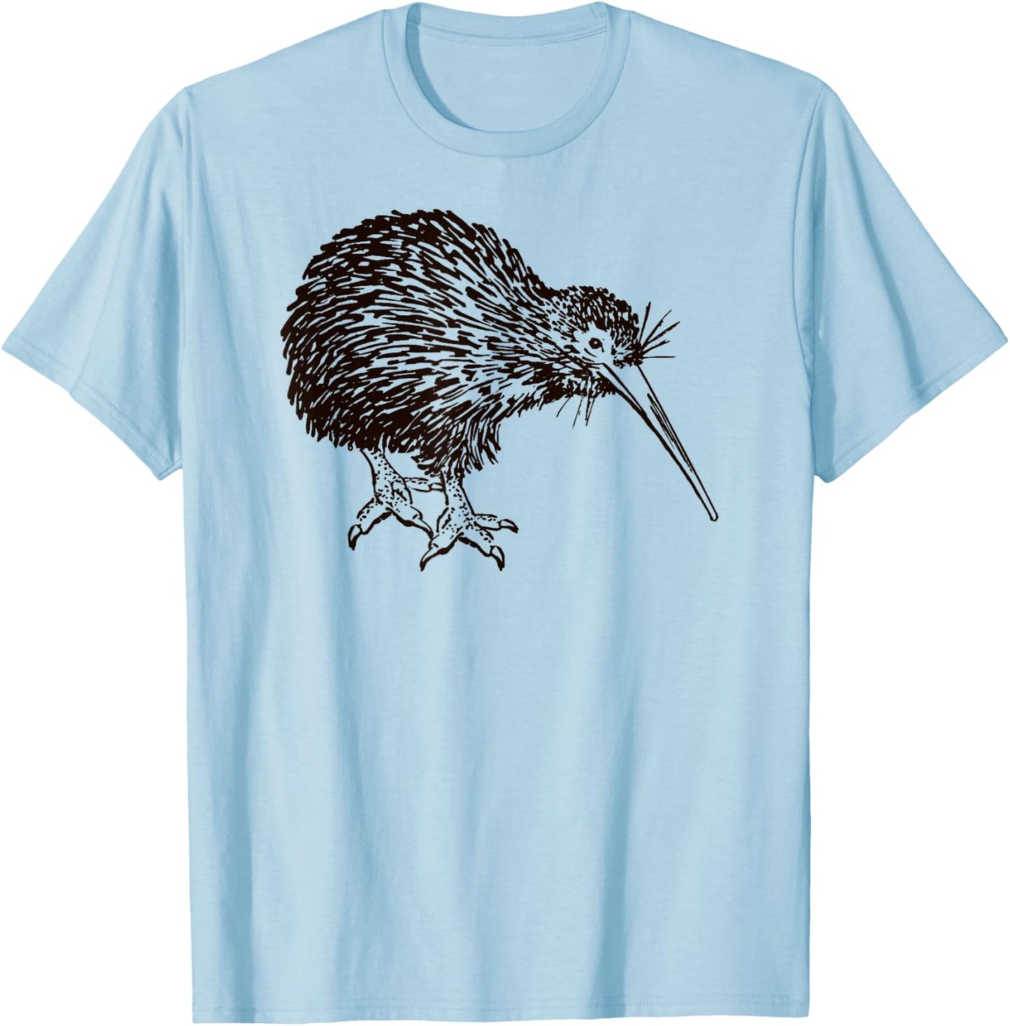 New Zealand Kiwi Bird Animal Wildlife T-Shirt - T-Shirt | Light Blue