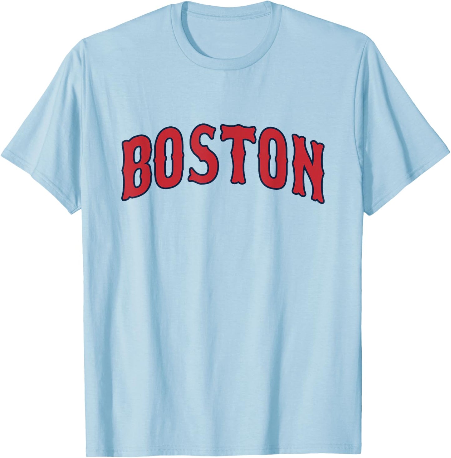BOSTON - Throwback Design - Classic T-Shirt - T-Shirt | Light Blue