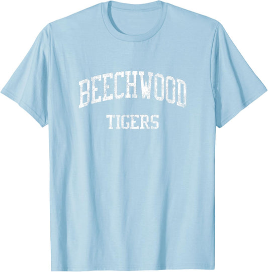 Beechwood High School HS Fort Mitchell KY Vintage Sports T-Shirt - T-Shirt | Light Blue