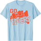 Go Cheer Tigers Football T-Shirt - T-Shirt | Light Blue