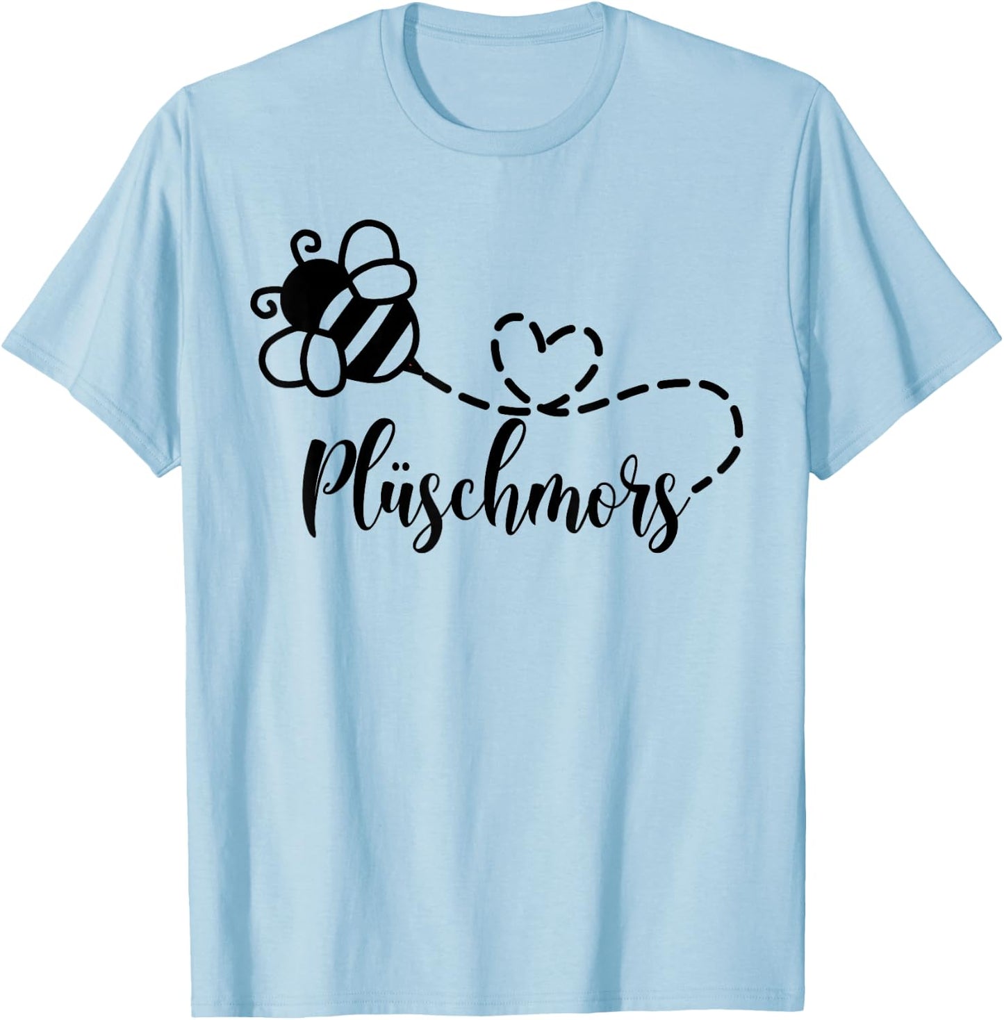 Plüschmors Hummel Ostfriesisch Nordsee Ostfriesland T-Shirt - T-Shirt | Light Blue