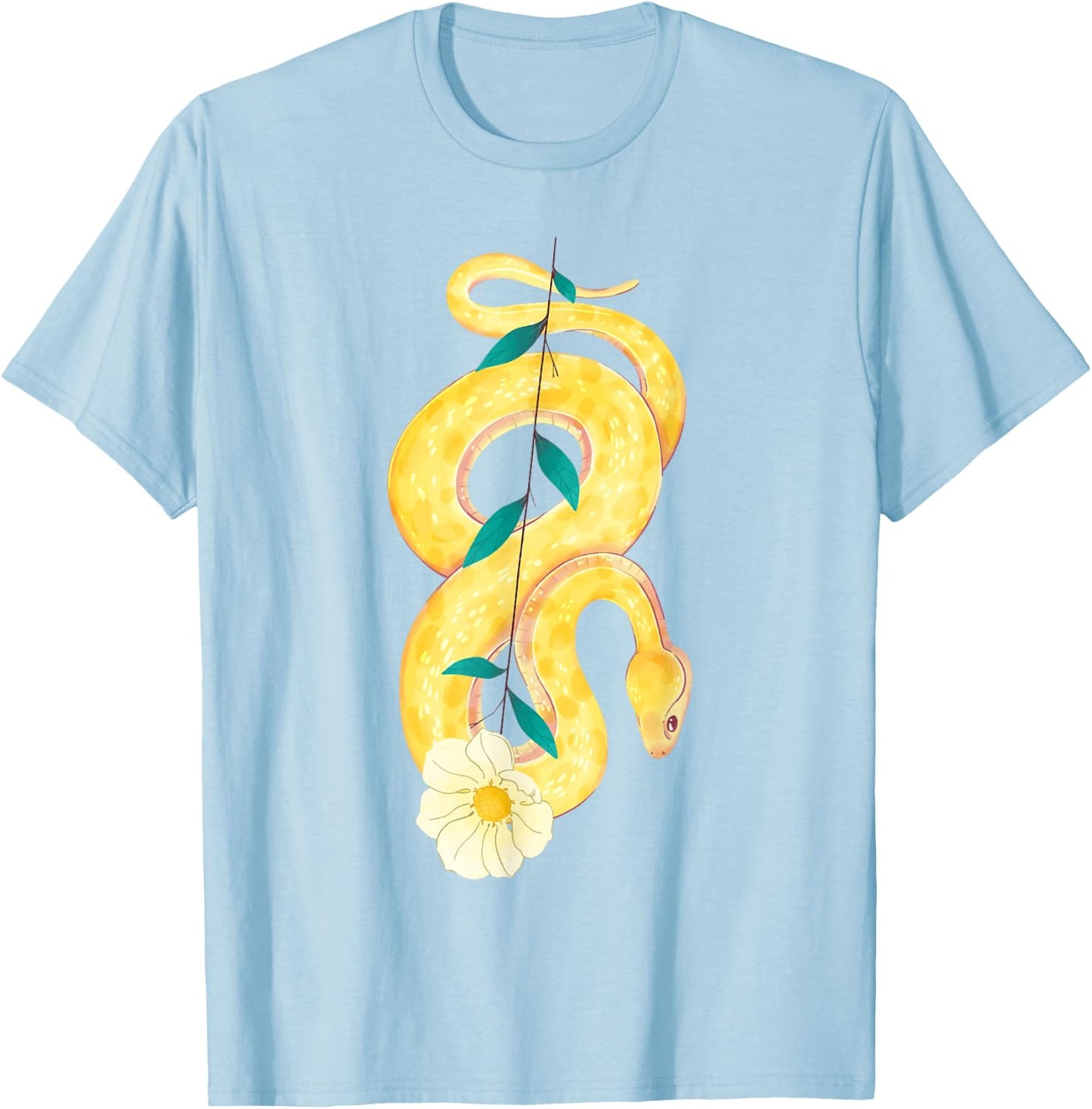 Ball Python Snake Banana Herpetology Snake Lover T-Shirt - T-Shirt | Light Blue