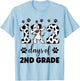 102 Day Of 2nd Grade Dalmatian Dog 100 Days Smarter Teacher T-Shirt - T-Shirt | Light Blue