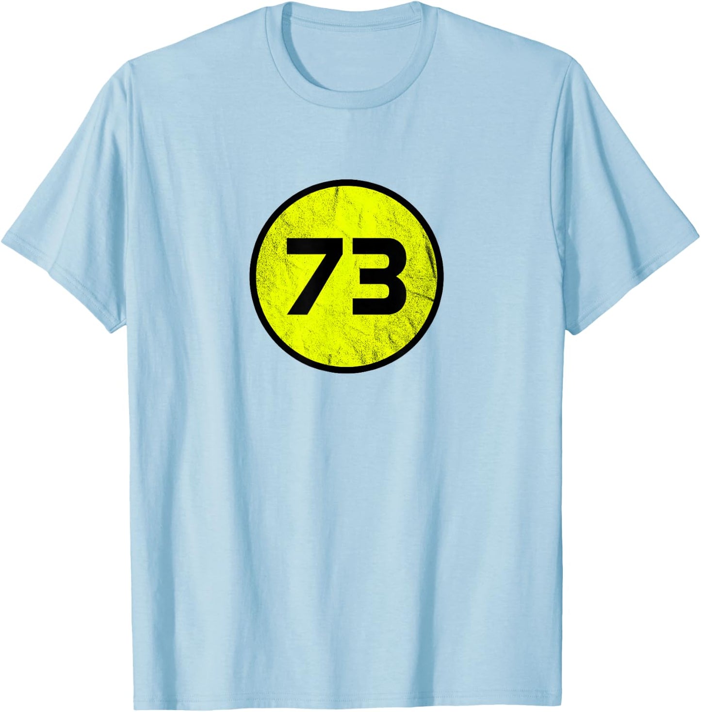Number 73 T-Shirt - T-Shirt | Light Blue