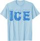 Funny Fire and Ice Cream Costume Halloween Family Matching Women , White T-Shirt - T-Shirt | Light Blue