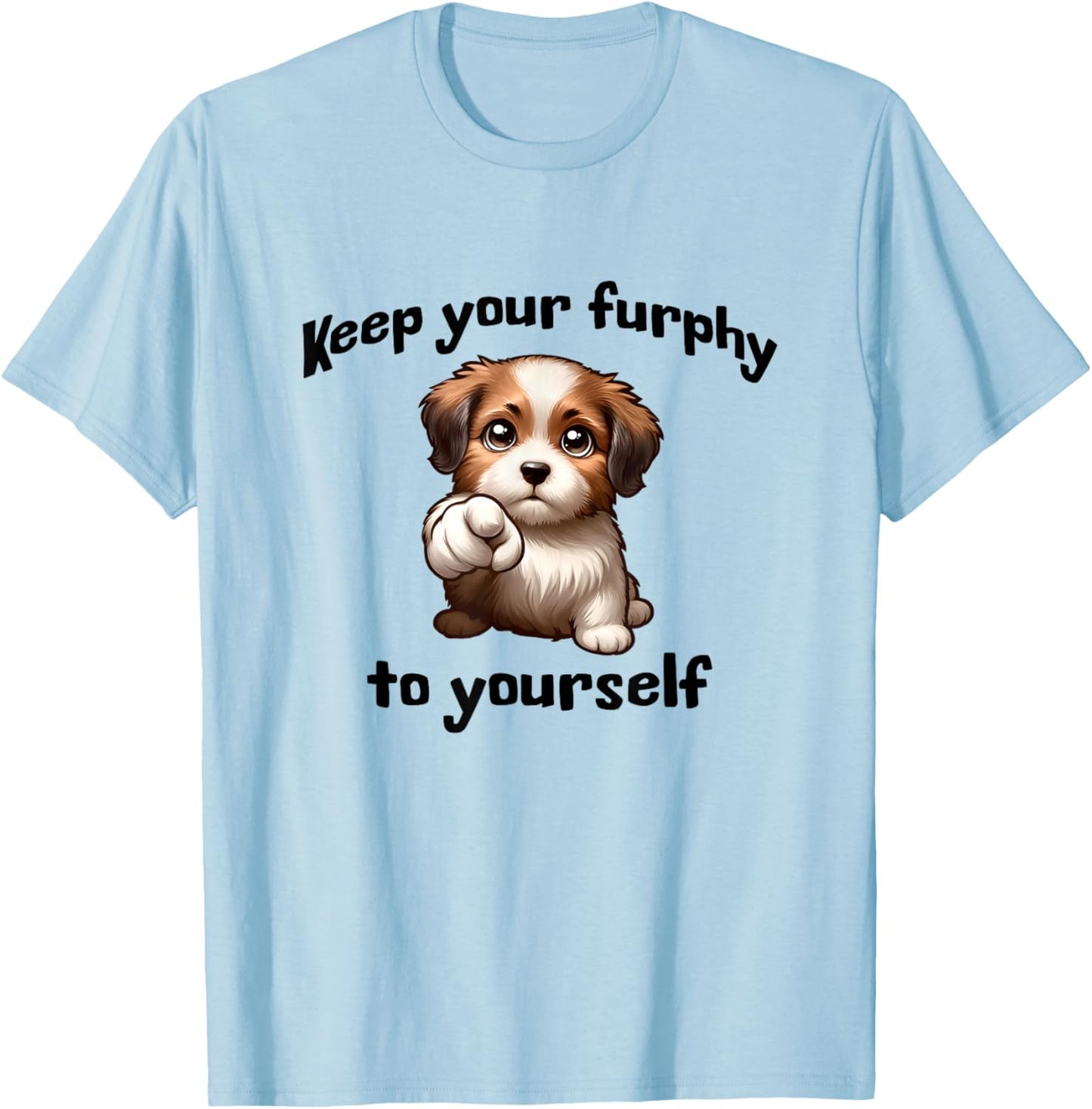 Keep Your Furphy to Yourself funny Australian slang design T-Shirt - T-Shirt | Light Blue