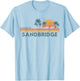 Sandbridge Beach Virginia Summer Vacation Vintage 70's T-Shirt - T-Shirt | Light Blue