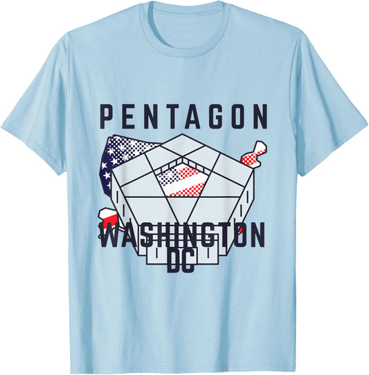 The Pentagon, Washington DC T-Shirt - T-Shirt | Light Blue