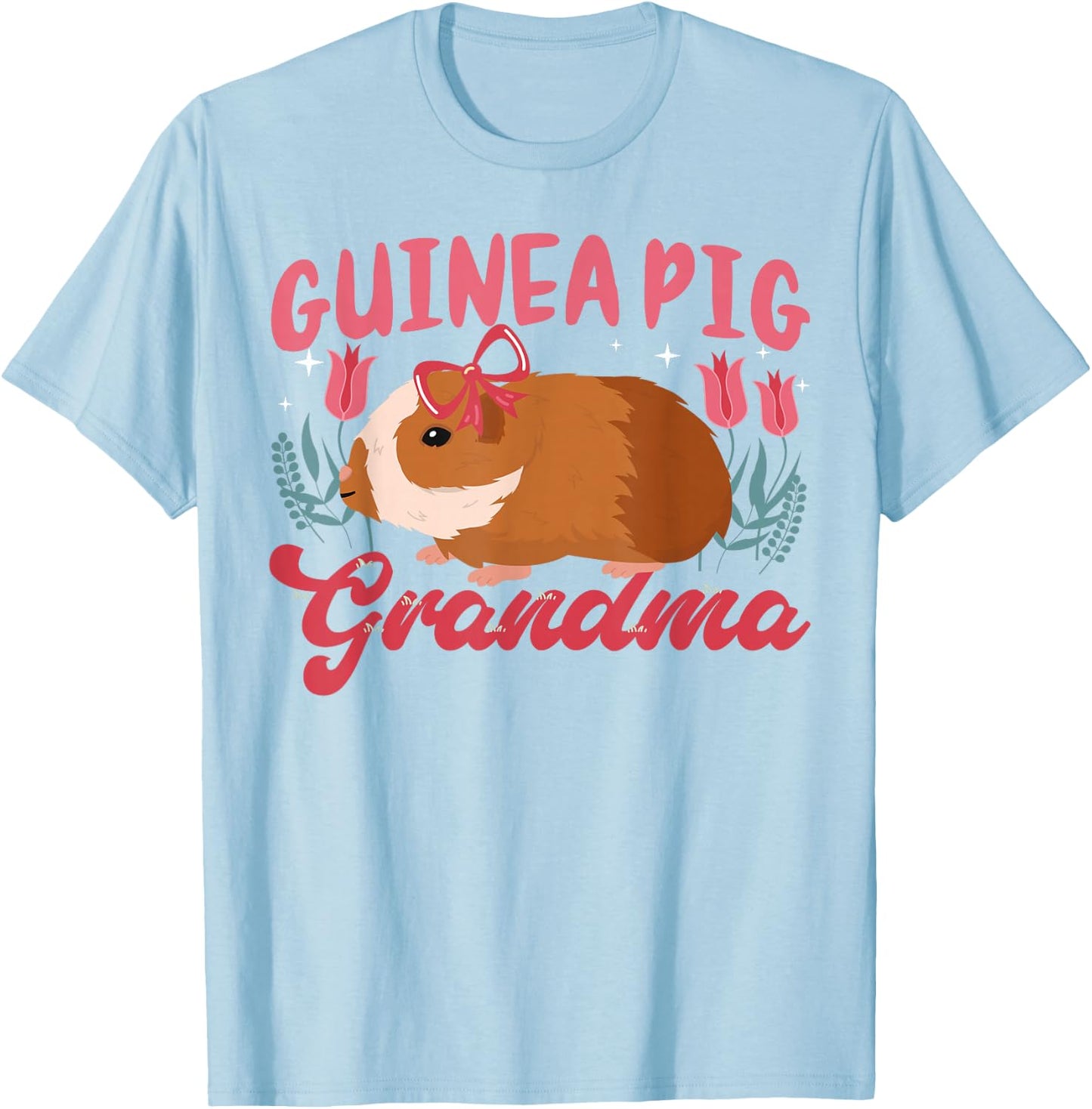 Guinea Pig Grandma Guinea Pig Grandma T-Shirt - T-Shirt | Light Blue
