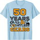 50 Years Old Birthday 50th Anniversary Bike Cycling Cyclist T-Shirt - T-Shirt | Light Blue