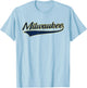 Milwaukee - Throwback Design - Classic T-Shirt - T-Shirt | Light Blue