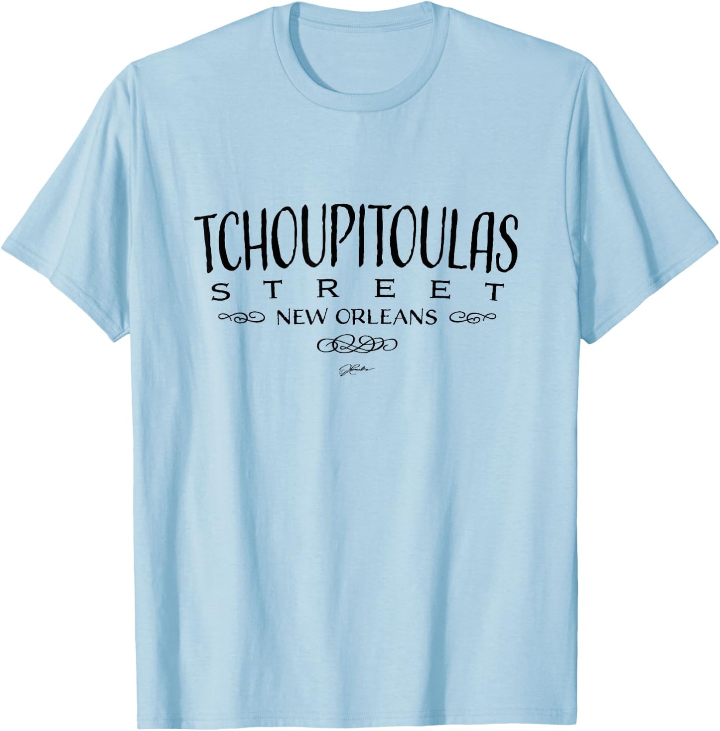 JCombs: Tchoupitoulas Street, New Orleans, Louisiana T-Shirt - T-Shirt | Light Blue