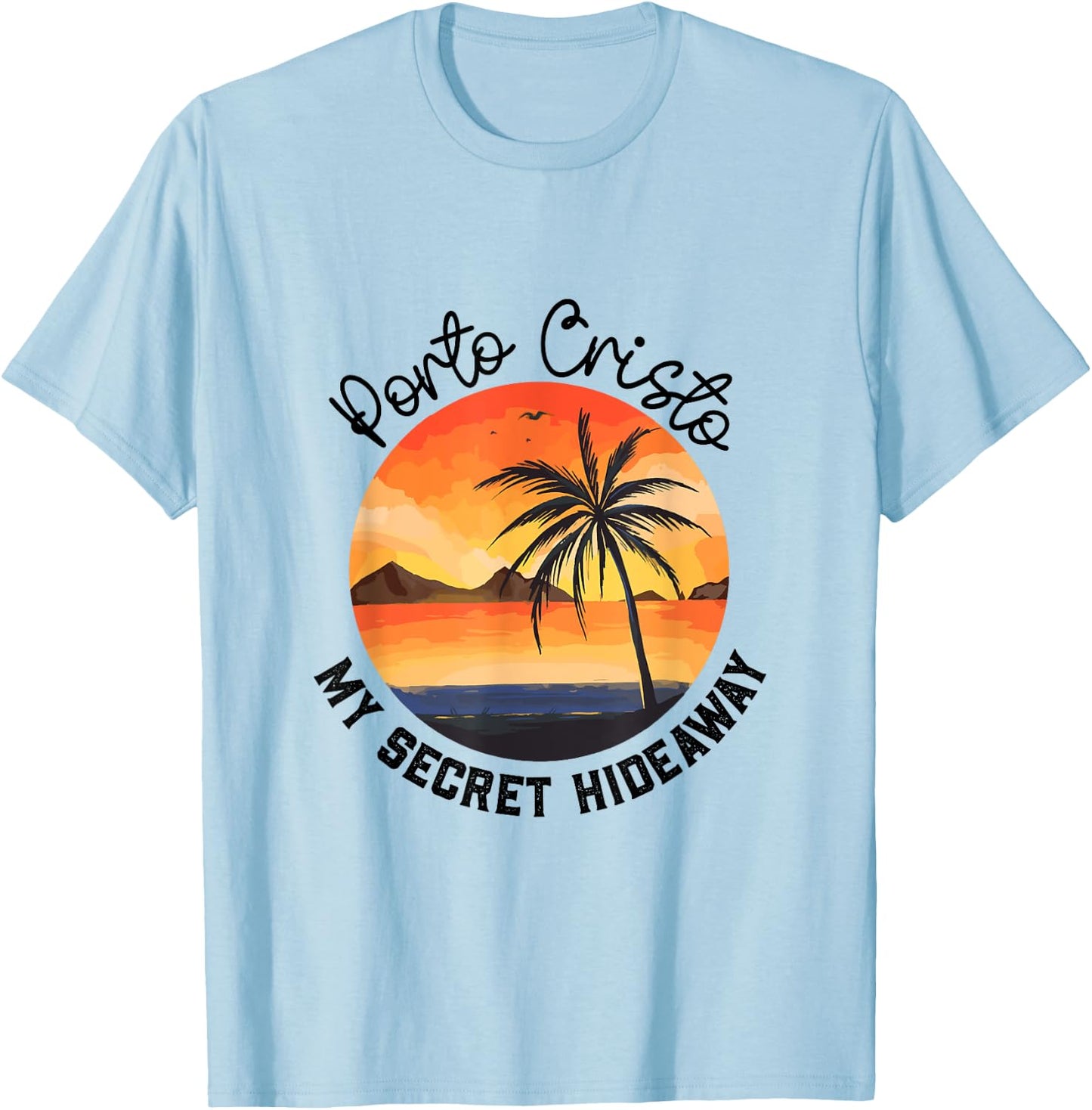 Secret Place Porto Cristo T-Shirt - T-Shirt | Light Blue