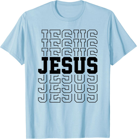 Thank Lord Jesus Almighty God T-Shirt - T-Shirt | Light Blue