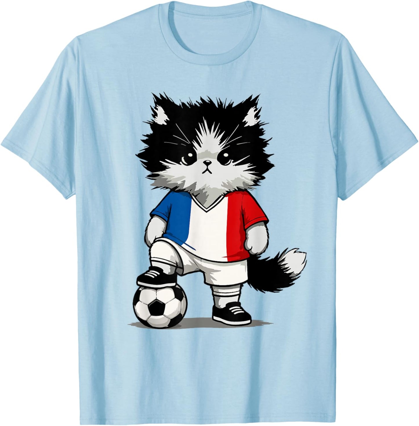 Drapeau français Hommes Femmes Enfants France T-Shirt - T-Shirt | Light Blue