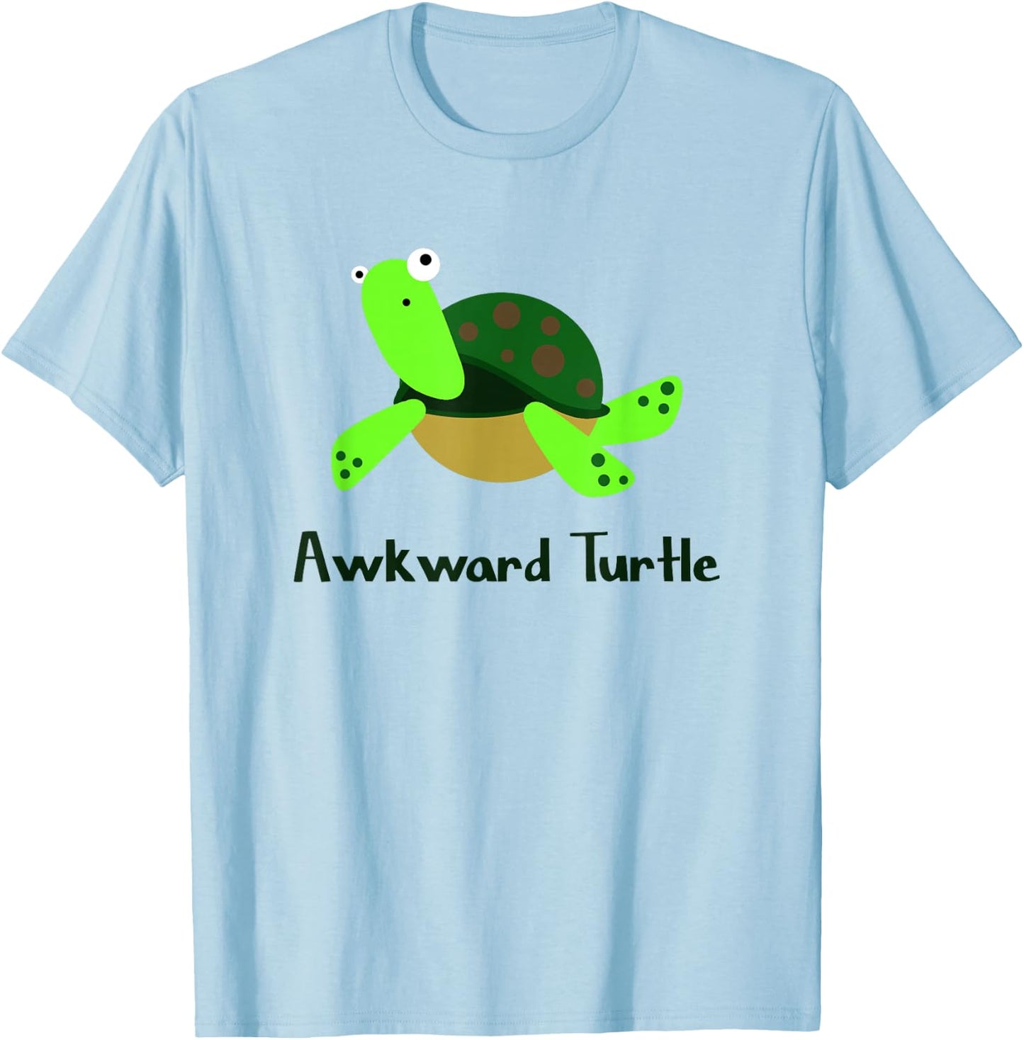 Awkward Turtle T-Shirt - T-Shirt | Light Blue