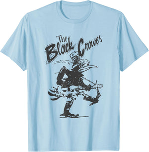 Official Black Crowes Guitar T-Shirt - T-Shirt | Light Blue