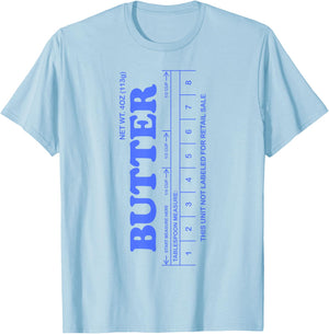 Butter Stick - Blue funny T-Shirt - T-Shirt | Light Blue