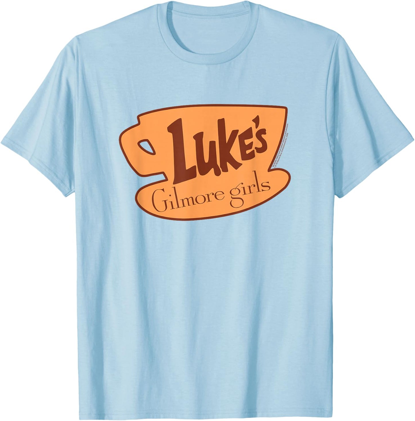 Gilmore Girls Luke's Logo T-Shirt - T-Shirt | Light Blue