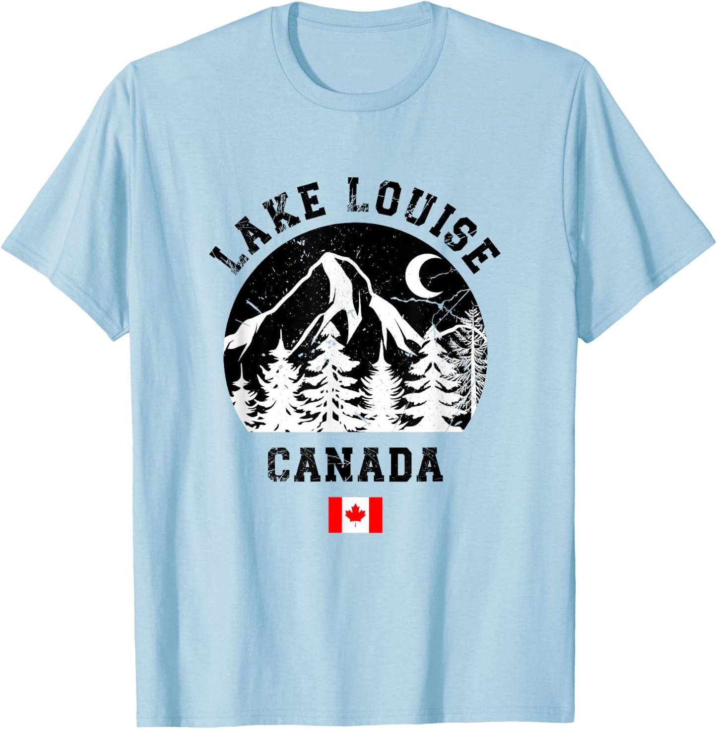 Lake Louise Canada Ski Resort Alberta Canadian T-Shirt - T-Shirt | Light Blue