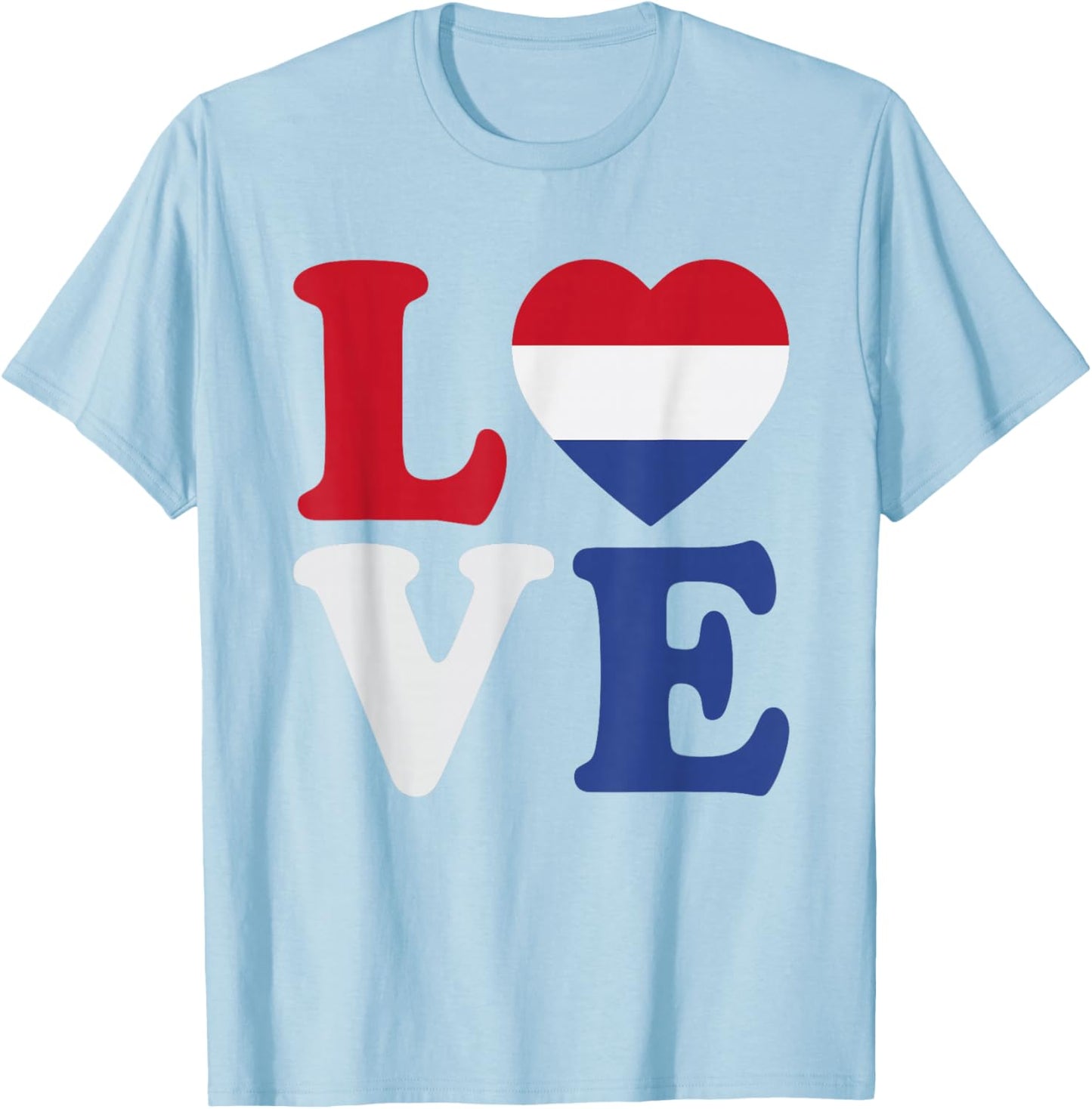 Netherlands Flag Holland Women's Men's Children's Nederland , orange, S T-Shirt - T-Shirt | Light Blue