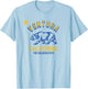 Ventura California Beach Flag Bear Surf CA Vintage Men Women T-Shirt - T-Shirt | Light Blue