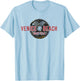 Bodybuilding Venice Beach California Weightlifting Gym T-Shirt - T-Shirt | Light Blue
