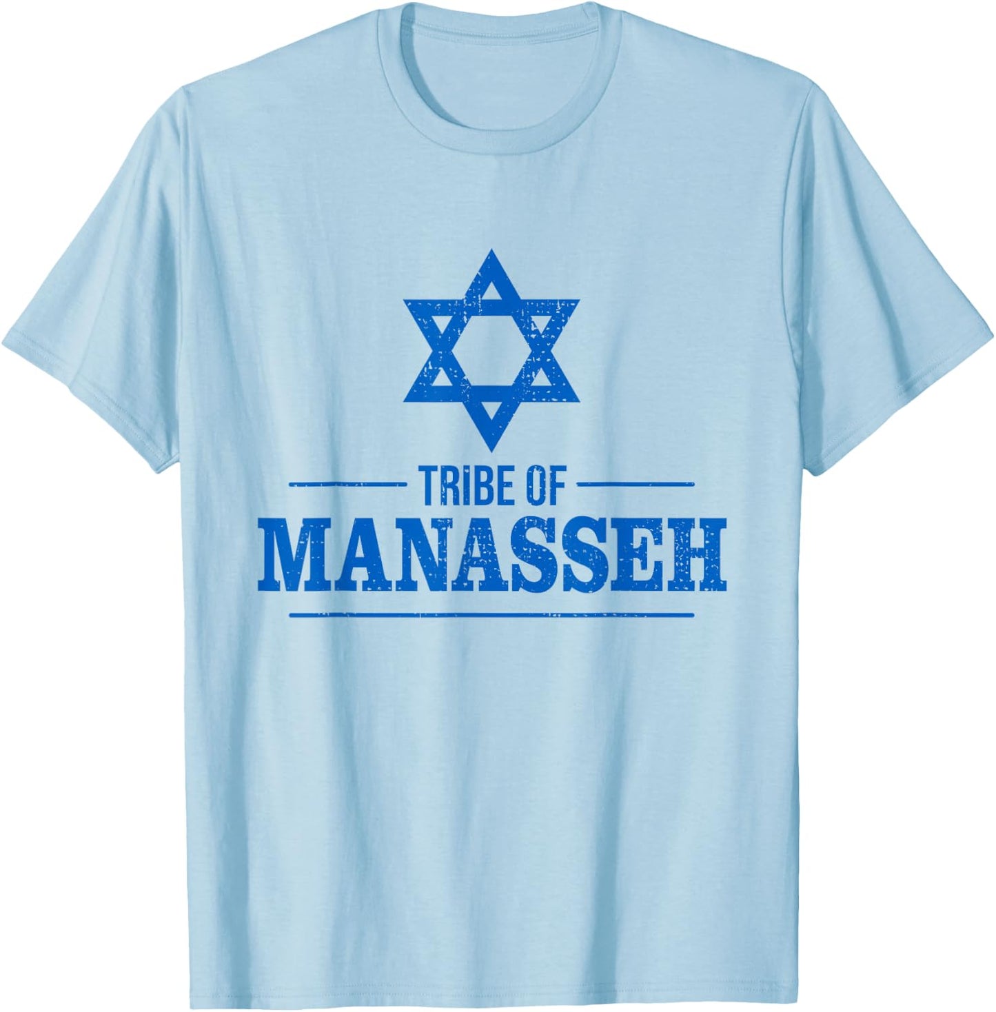 Tribe of Manasseh / Twelve Tribes of Israel Bible History T-Shirt - T-Shirt | Light Blue