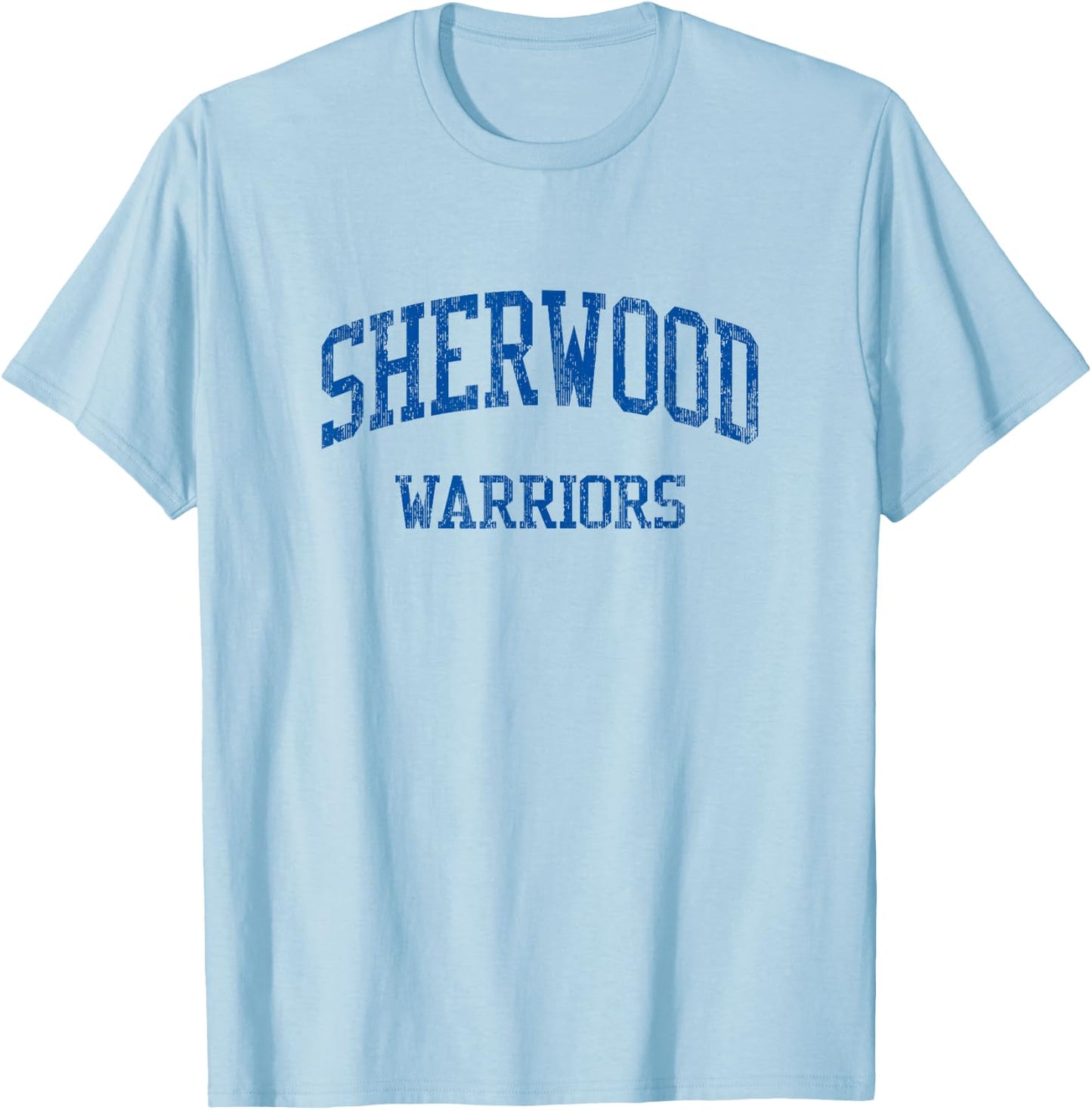 Sherwood High School HS Sandy Spring MD Vintage Sports T-Shirt - T-Shirt | Light Blue