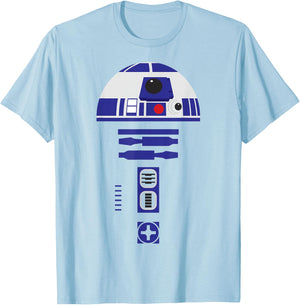 Star Wars Halloween Simple R2-D2 Costume T-Shirt - T-Shirt | Light Blue