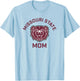 Missouri State University MSU Bears Arched Mom T-Shirt - T-Shirt | Light Blue