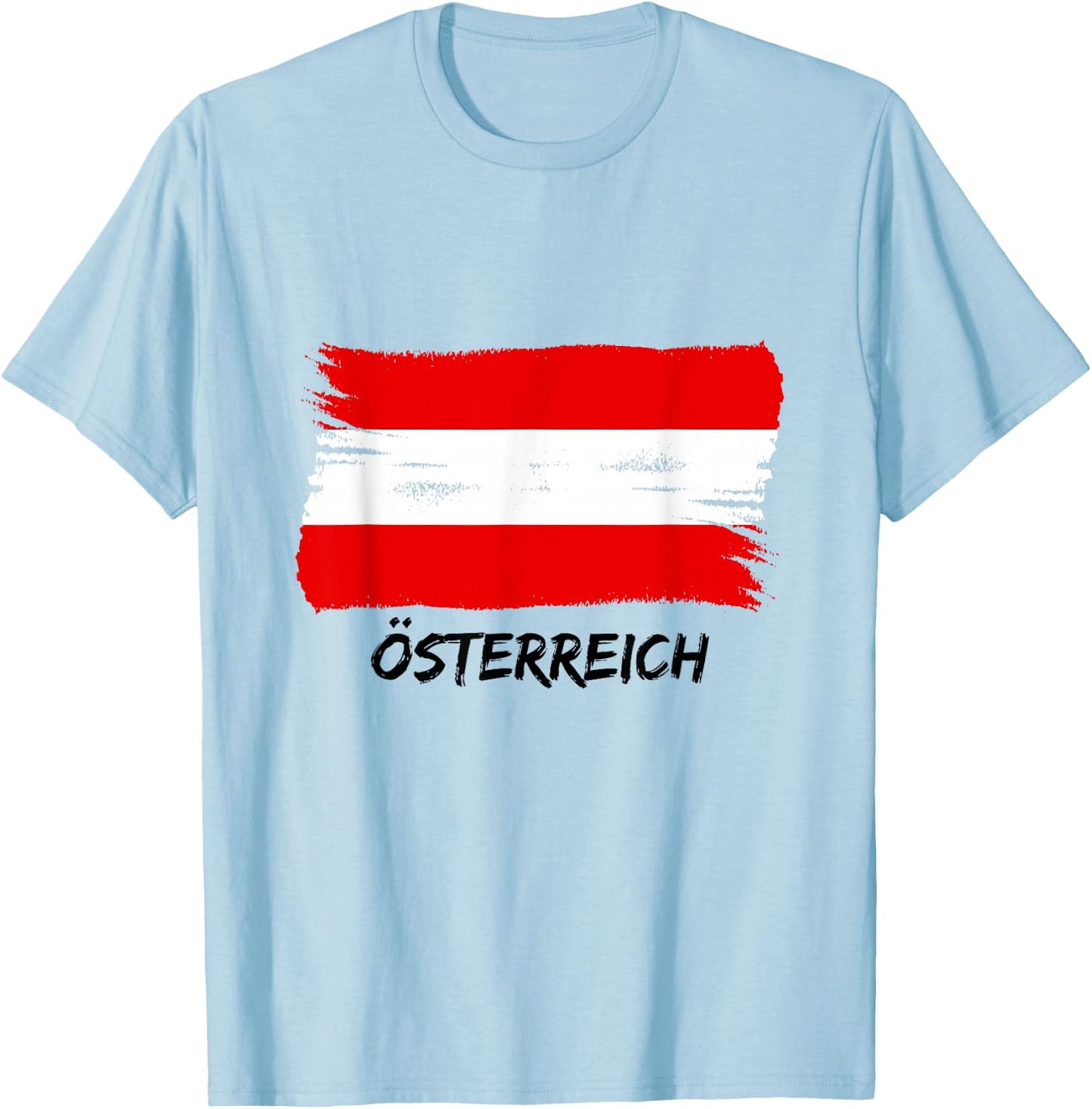 Österreichische Flagge Österreich Team Fan Trikot T-Shirt - T-Shirt | Light Blue