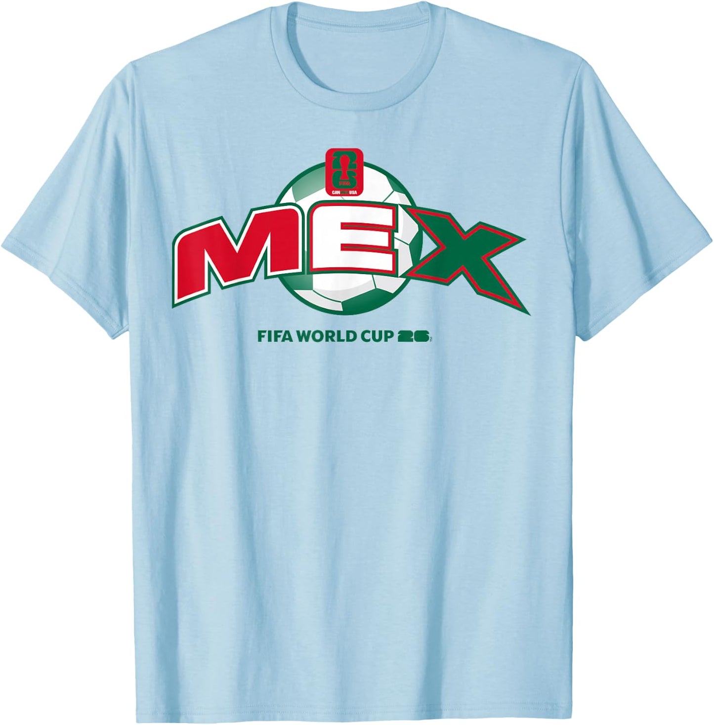 Ballon TC de la Coupe du Monde de la FIFA 26 Mexique T-Shirt - T-Shirt | Light Blue