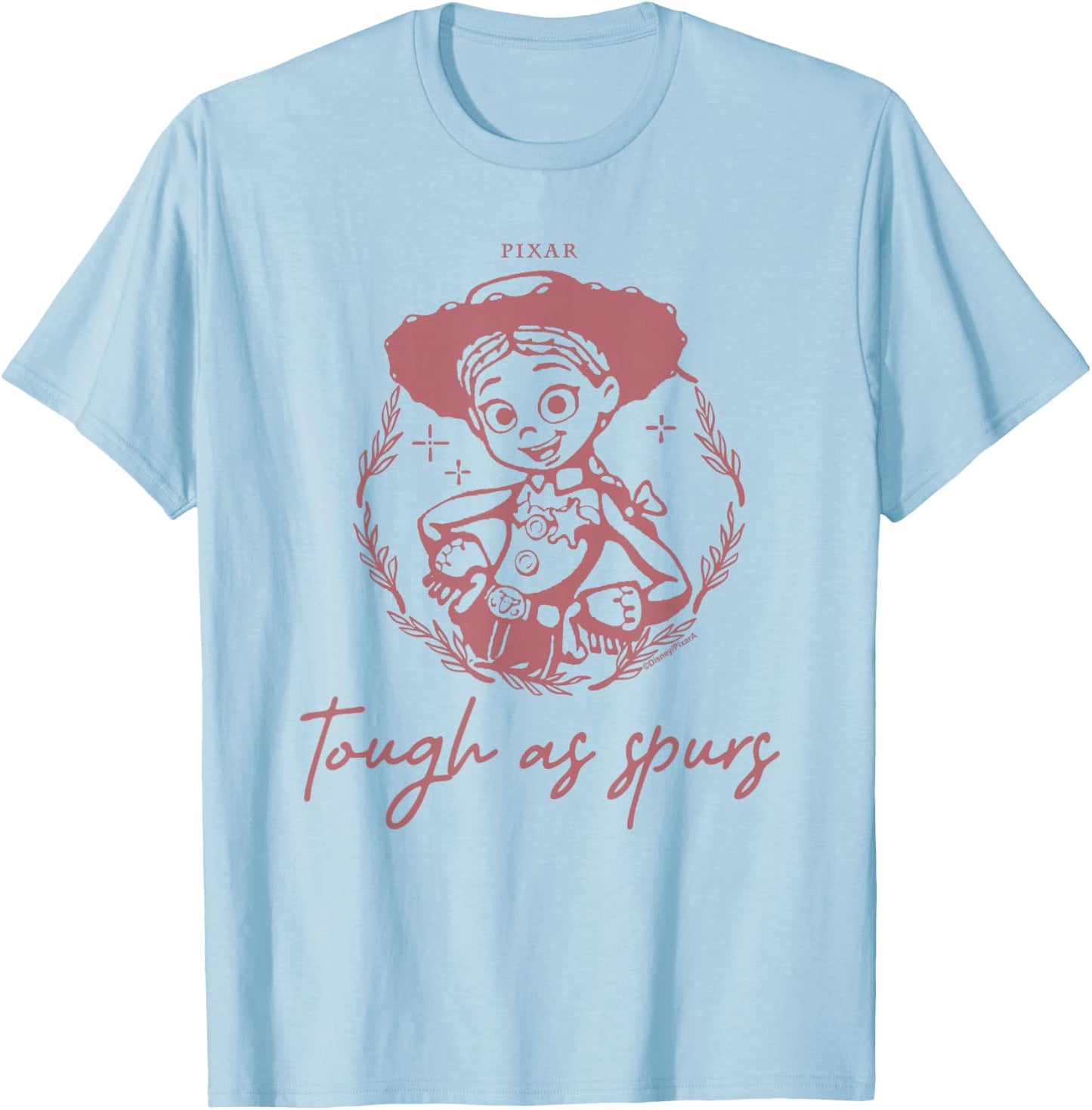 Disney Pixar Toy Story 5 Jessie Tough As Spurs Vintage T-Shirt - T-Shirt | Light Blue