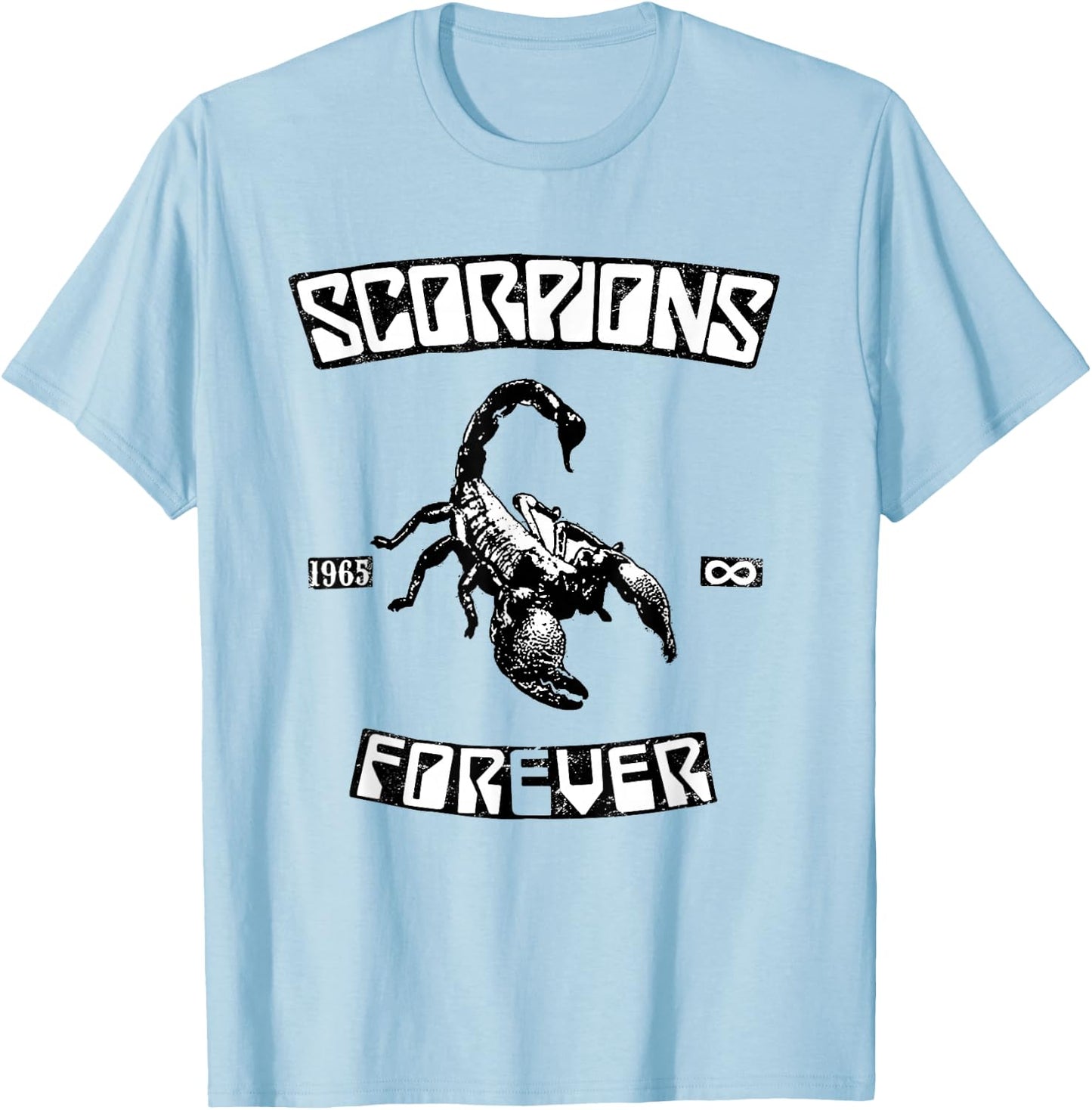 Offizielle Scorpions Forever Since 1965 T-Shirt - T-Shirt | Light Blue