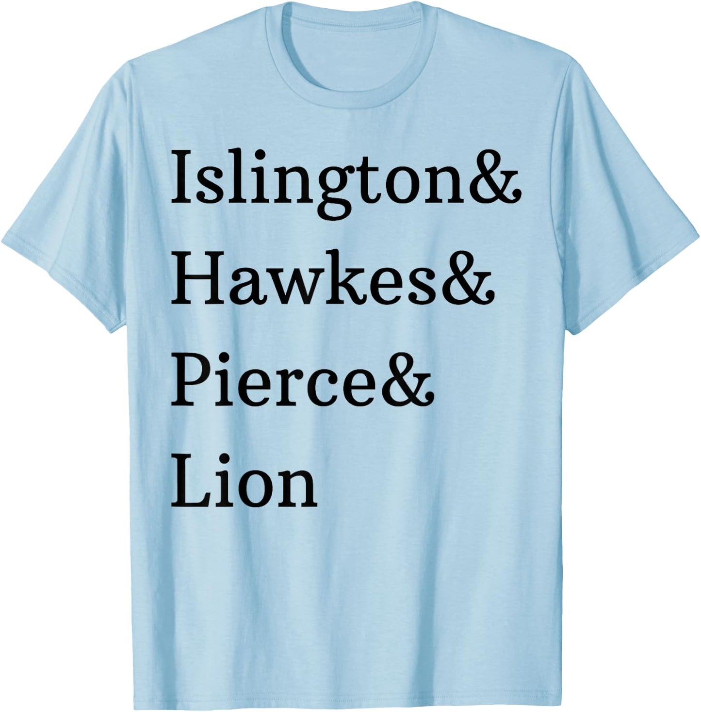 Islington Hawkes Pierce Lion T-Shirt - T-Shirt | Light Blue