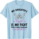 My Daughter's Fight Ehlers Danlos Syndrome Awareness T-Shirt - T-Shirt | Light Blue