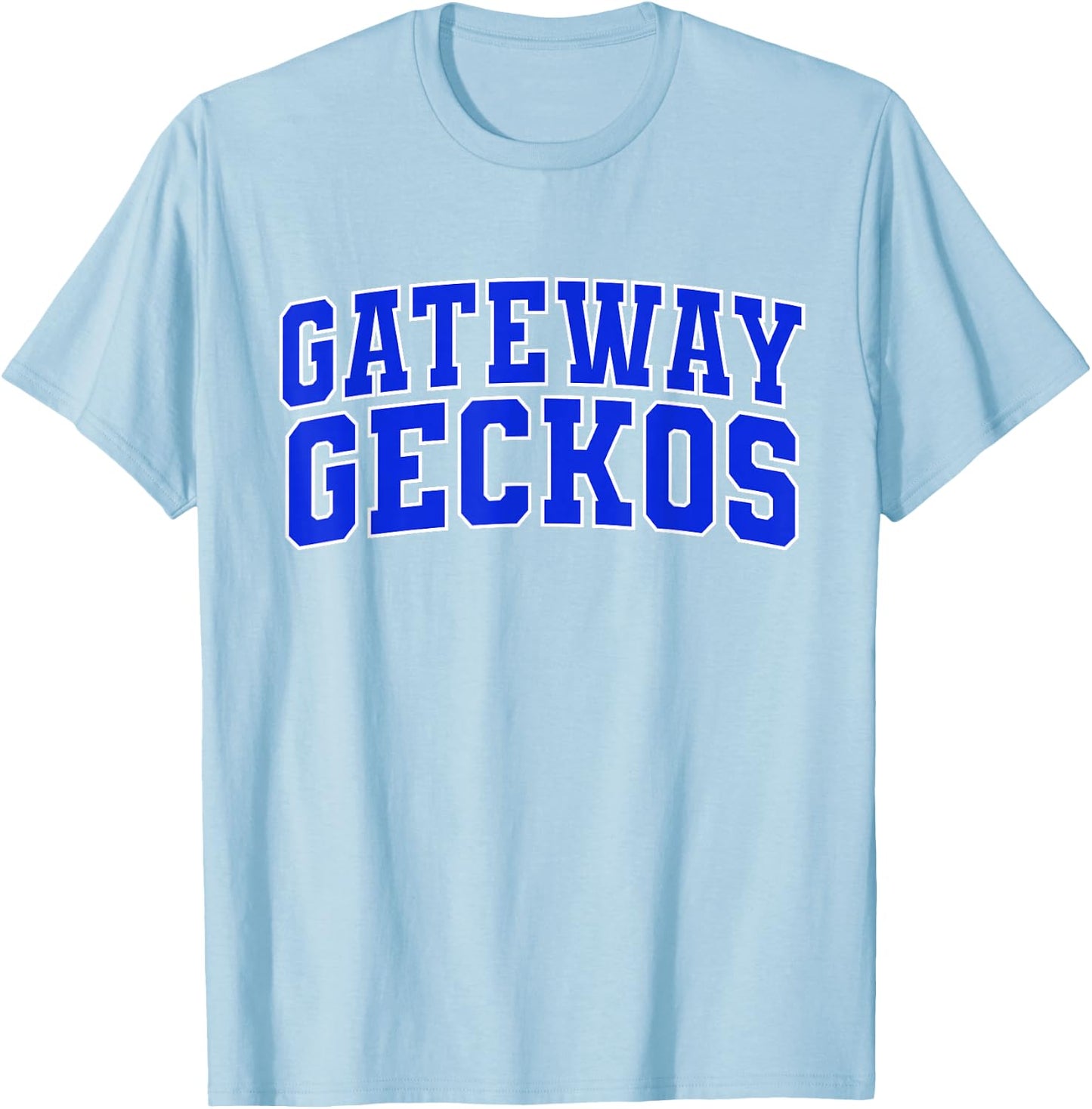 Gateway Community College Geckos Apparel Sports Fan T-Shirt - T-Shirt | Light Blue