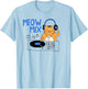 Gemma Correll Meow Mix T-Shirt - T-Shirt | Light Blue