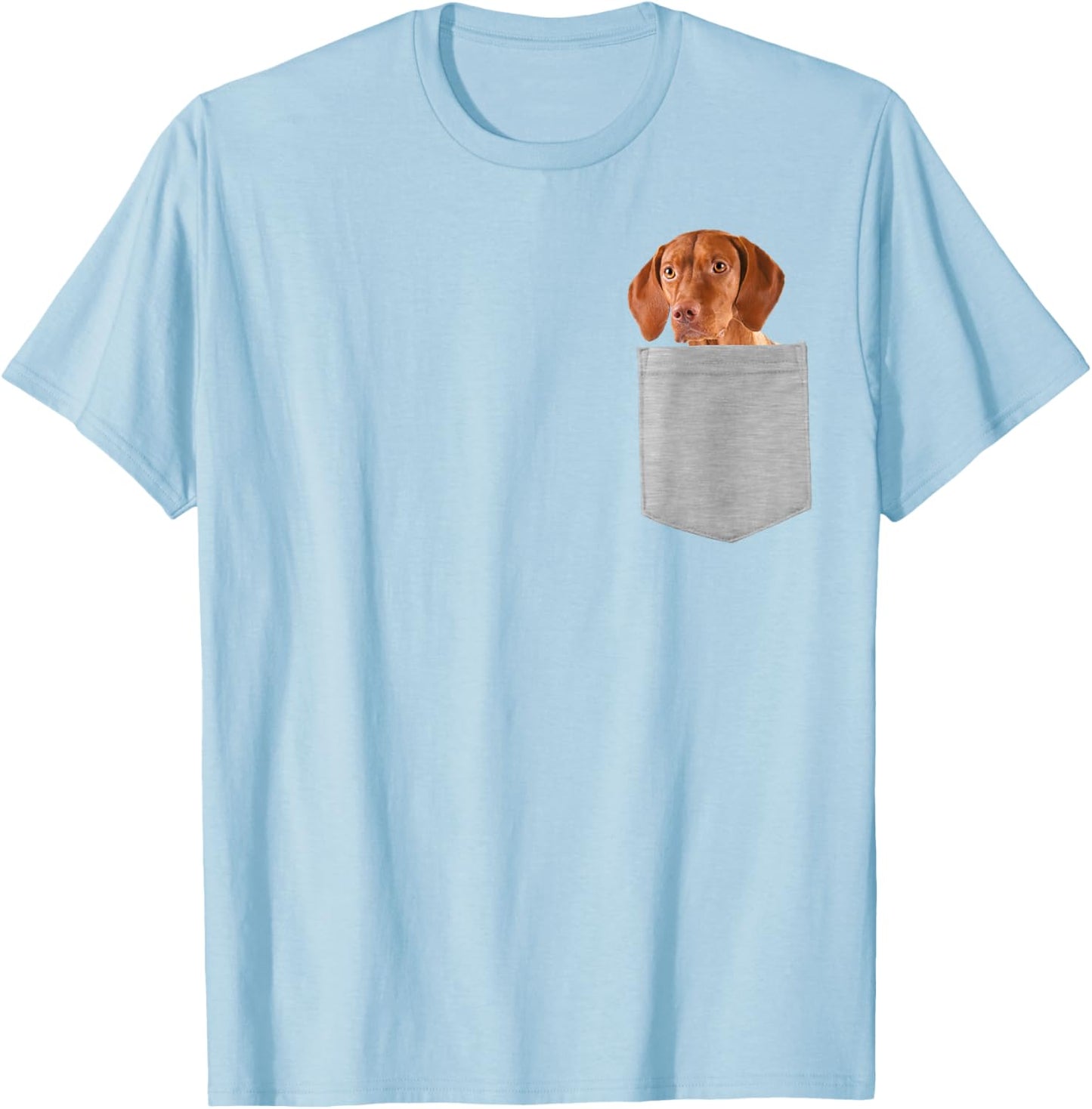 Dog in Your Pocket Vizsla Men Women Girls Kids T-Shirt - T-Shirt | Light Blue