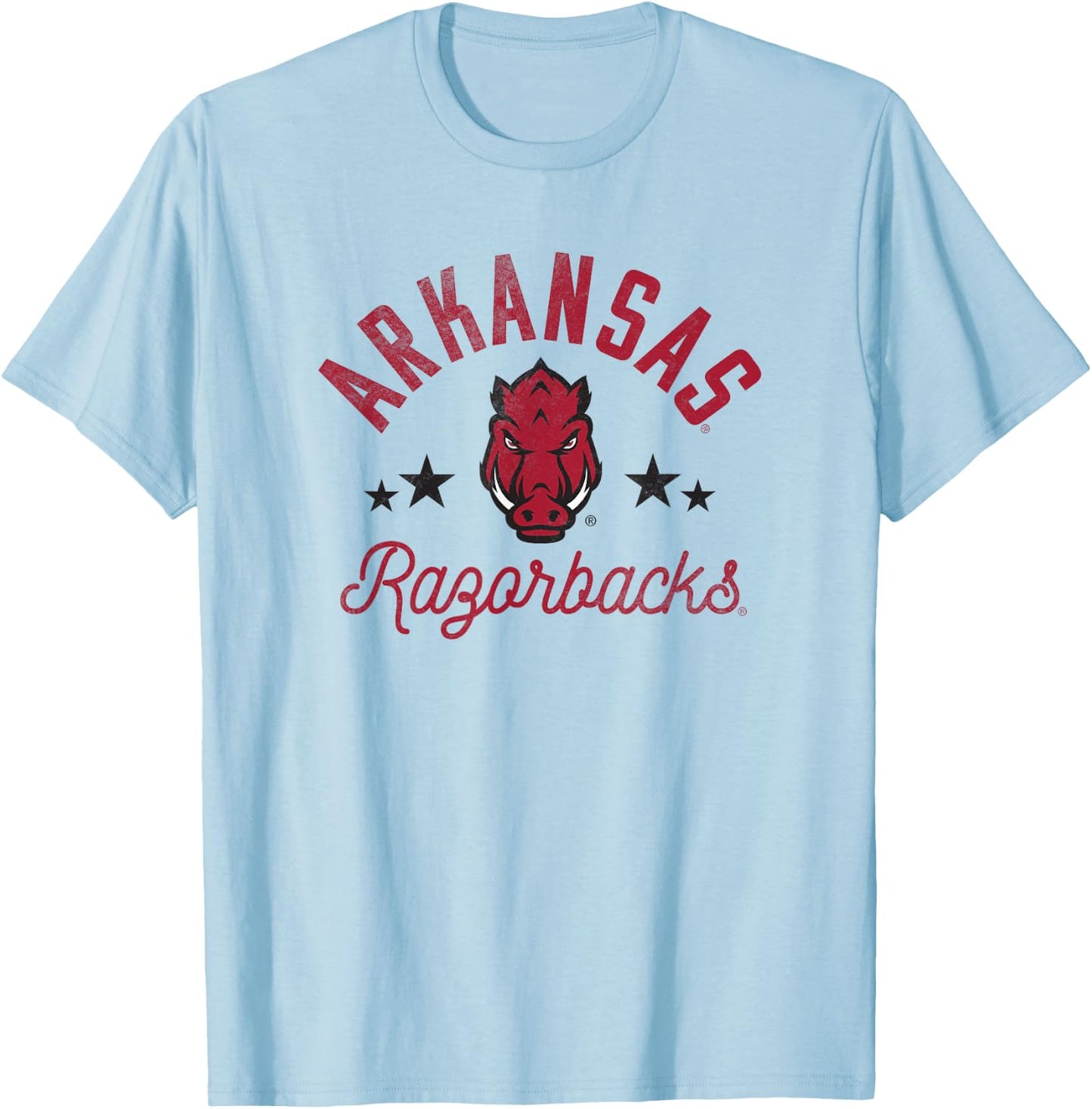 University of Arkansas Razorbacks Razorbacks T-Shirt - T-Shirt | Light Blue